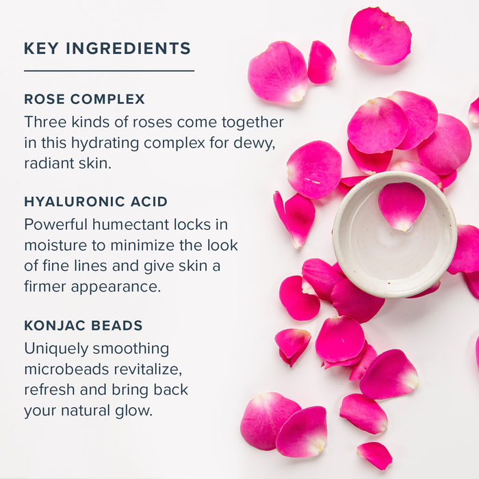 HERITAGE STORE Rosewater Jelly Facial Mask - Hydrating Treatment for Dry Combination Skin, Gel Face Mask Locks in Moisture w/ Hyaluronic Acid and Rose Complex, Hypoallergenic, Vegan, Cruelty Free, 2oz