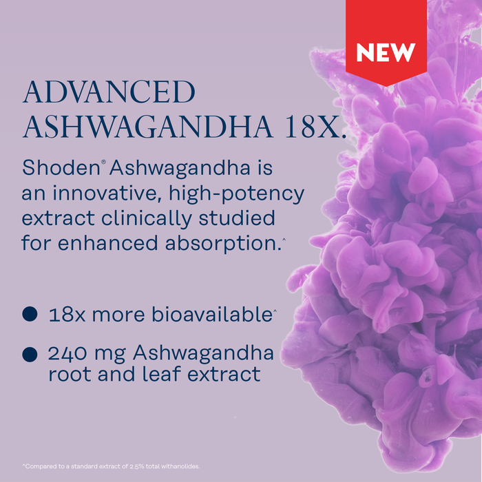 SOLARAY Ashwagandha Capsules 18X Absorption - Ashwagandha Root and Leaf Extract 240 mg - Occasional Stress Relief, Sleep and Mood Support Supplement - Vegan, 60-Day Guarantee - 30 Servings, 30 VegCaps