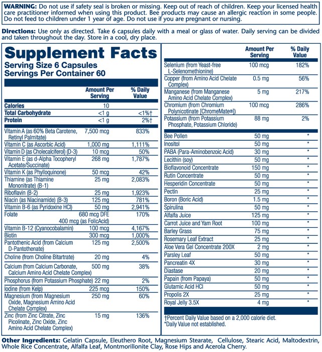 Spectro Multivitamin, Iron-Free