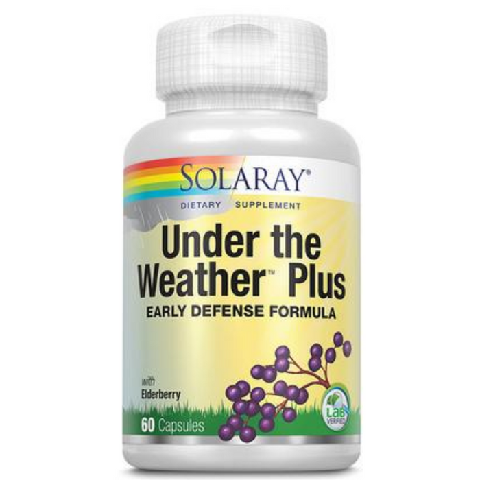 Solaray Under The Weather Plus Capsules | 60 Count