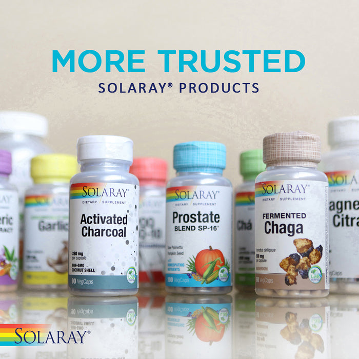 Solaray Beta Glucan with Vitamin C 10 mg | From Bakers Yeast | Healthy Immune System Function Support | 60 VegCaps