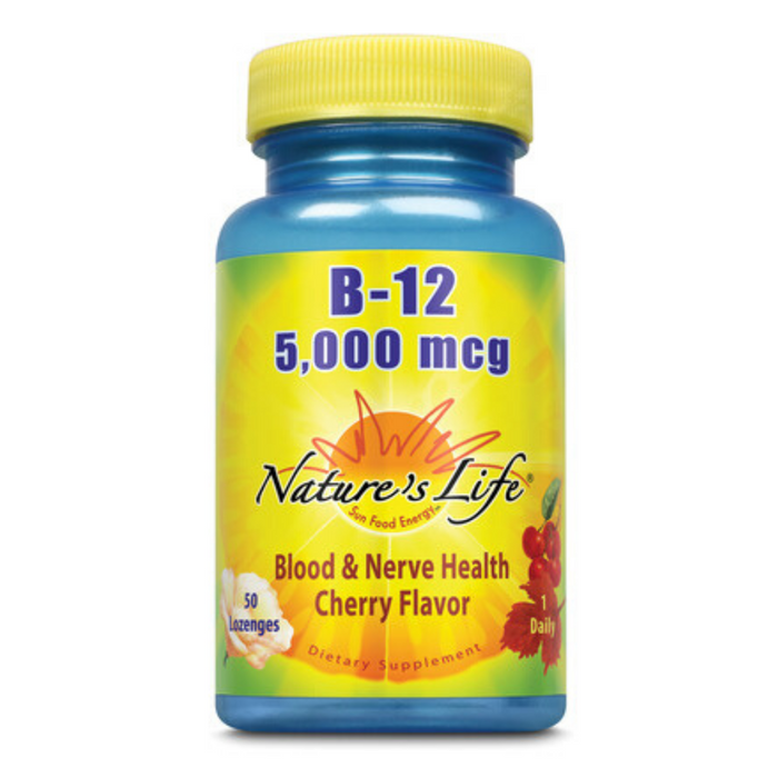 Nature's Life  Vitamin B-12 5000mcg | 50 ct