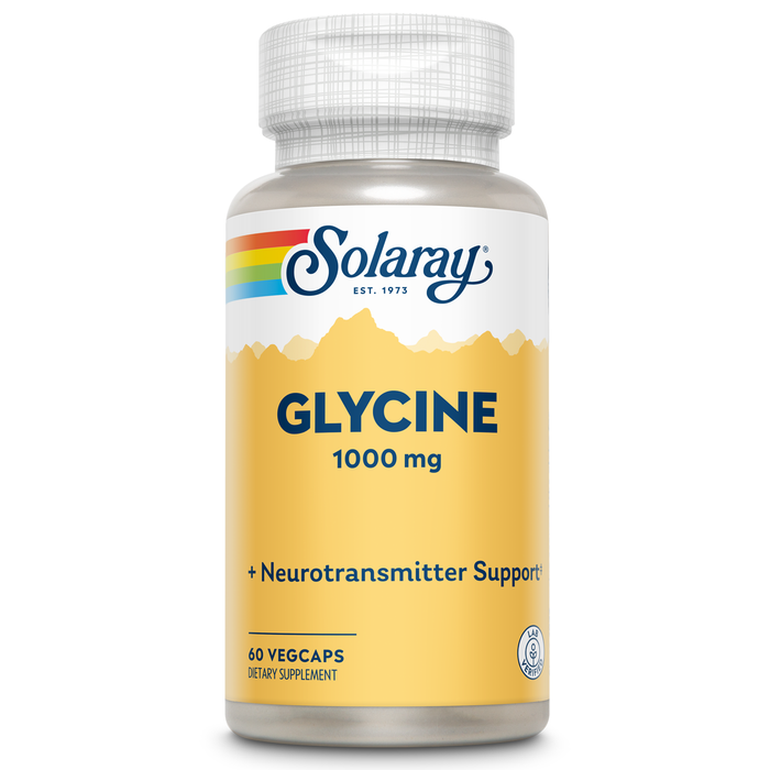 Solaray L-Glycine, Veg Cap (Btl-Plastic) | 60ct