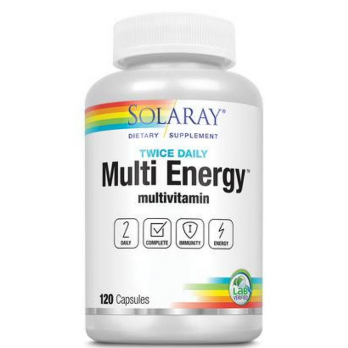 Solaray Multi Energy Two Daily, Capsule (Btl-Plastic) | 120ct